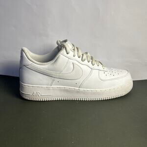 Mens Nike Air Force 1 '07 'Triple White' Size 10
